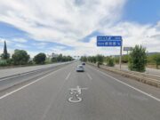 Gavà en flames: així és l’incendi que col·lapsa la C-32